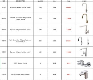 DESTOCKAGE EXCLUSIF  Mitigeur Douchettes EDOUARD ROUSSEAU LAGGI