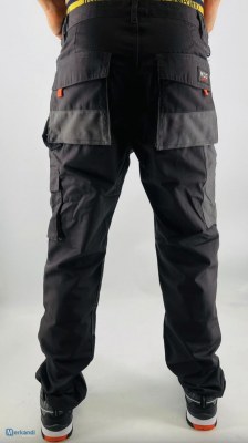 DESTOCKAGE Pantalon de travail NEO SAFETY 208g Gris/Noir