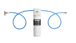 KOHLER 77685-NA Système de filtration d'eau à cartouche unique aquifère, filtre à eau...