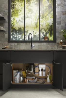 KOHLER 77685-NA Système de filtration d'eau à cartouche unique aquifère, filtre à eau...