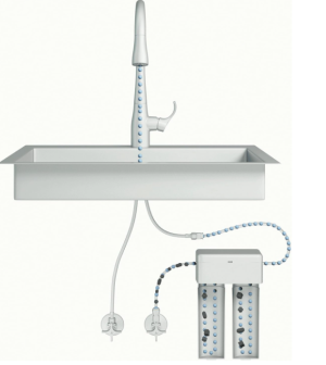 KOHLER 77685-NA Système de filtration d'eau à cartouche unique aquifère, filtre à eau...