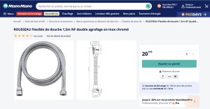 DESTOCKAGE EXCLUSIF  Flexible inox EDOUARD ROUSSEAU