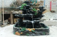 Fontaine en résine avec bassin