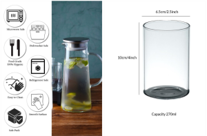 Set Pichet avec 6 Verres – Élégance & Praticité