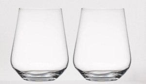 Verres à eau en cristal Gusta – Lot de 2 (490 ml) – Vente par lots uniquement
