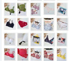 Mix de lingeris féminine