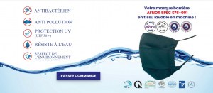 MASQUE LAVABLE CERTIFIE A PARTIR DE 0.20€