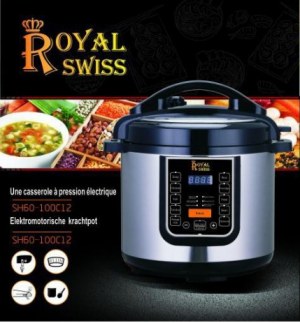 AUTOCUISEUR - Cocotte électrique - 6L - Royal Swiss