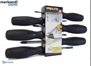 DESTOCKAGE EXCLUSIF Jeu de 6 tournevis Black Phaling