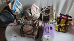 Lot des sac transport pour chien