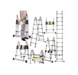 Échelle télescopique en aluminium-Argent 3.8M KRAFTMULLER