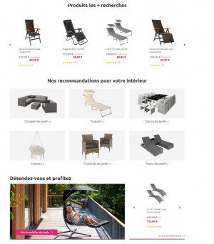 Salon de jardin mobilier interieur