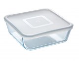 Lot 18 plats Pyrex carrés 85cl