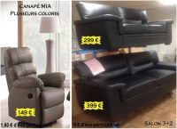 Fauteuil cuir à ,prix cassé