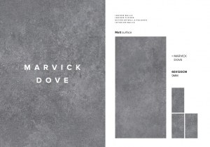 Carrelage 60x60 et 60x120 - Mat et Brillant - Marvick Dove & Grey