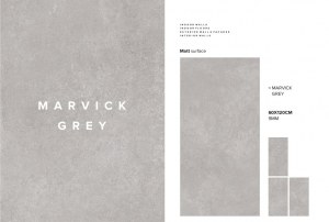Carrelage 60x60 et 60x120 - Mat et Brillant - Marvick Dove & Grey