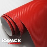 Vente films vinyles Carbone 3D ROUGE