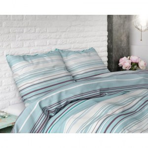 "Carl" Set 2/3 pcs Parure de Lit Coton Mélangé Housse de Couette+Taie d'Oreiller