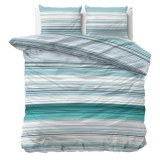 "Carl" Set 2/3 pcs Parure de Lit Coton Mélangé Housse de Couette+Taie d'Oreiller