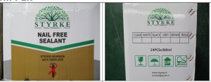 Cartouches de Mastics silicone - Acrylique - Colle