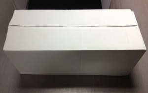 CARTON BLANC 395X160X158