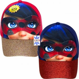 LOT 20 CASQUETTE MIRACULOUS LADYBUG + MASQUE LOUP DÉTACHABLE ET VISIÈRE BRILLANTE...