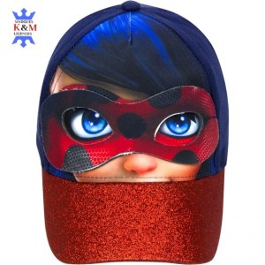 LOT 20 CASQUETTE MIRACULOUS LADYBUG + MASQUE LOUP DÉTACHABLE ET VISIÈRE BRILLANTE...