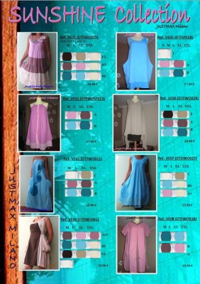 DESTOCKAGE SUNSHINE COLLECTION JUSTMAX MILANO