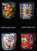 DESTOCKAGE BOUGIE PHOTOPHORE VERRE ET PATE POLYMERE