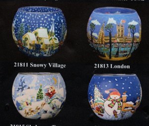 DESTOCKAGE BOUGIE PHOTOPHORE VERRE ET PATE POLYMERE