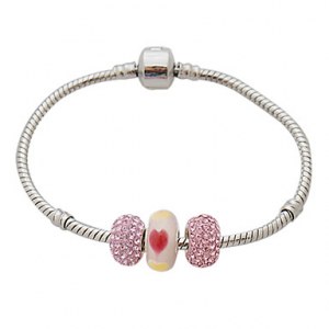 Bracelet feminin, plaque argent, tres elegant