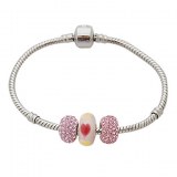 Bracelet feminin, plaque argent, tres elegant