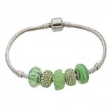 Superbe bracelet feminin simili Jade