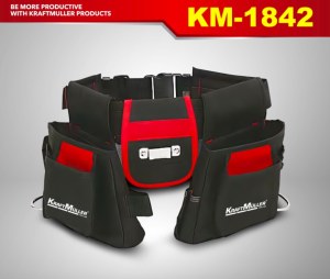 SAC A OUTILS NOIR ET ROUGE KM-1842