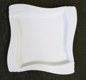 Assiette petite céramique blanche