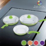 Poêles Ceramic Chef Pan Stone Edition (5 pièces)