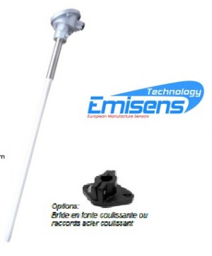 Canne pyrométrique haute température