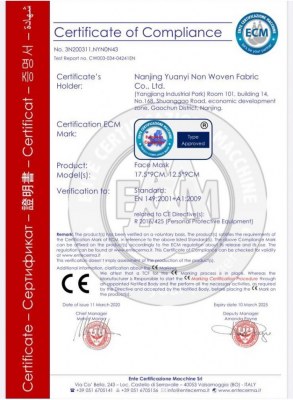 Offre des masques EN 149 a bas prix / stock en Europe