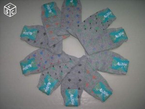 MAGNIFIQUE Lot 450 paires chaussette femme GRIS