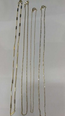 Vente des Chaînes fine en couleur plaqué