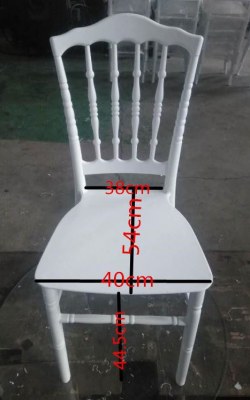 Chaise Napoleon blanche en polypropylene