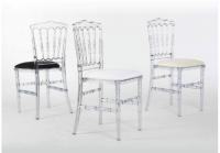 Grossiste chaise napoleon transparente