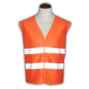 Gilet réfléchissant orange