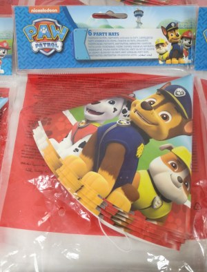 Lot de 15 Paquets de 6 Chapeaux de fête Paw Patrol/Patrouille