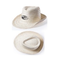 Chapeau "Helbik" en Paille - Objet publicitaire AVEC ou SANS logo - Cadeau client - Gif...