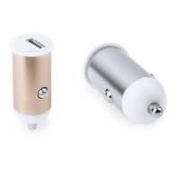 Chargeur Voiture USB "Bozix" en Aluminium - Objet publicitaire AVEC ou SANS logo - Cade...
