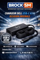 Chargeur Dell Type‑C 65W (Occasion originale)