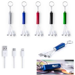 Chargeur Porte-Clés "Zaref" de Coloris Différents - Objet publicitaire AVEC ou SANS log...