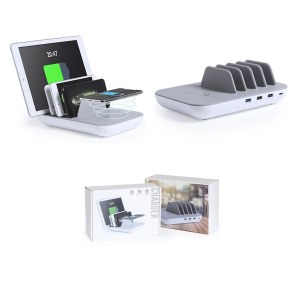 Chargeur Volution sans Fil - Objet publicitaire AVEC ou SANS logo - Cadeau client - Gif...