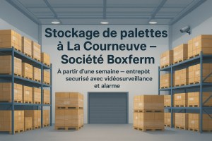 Stocker vos palettes, la société Boxferm est à votre service